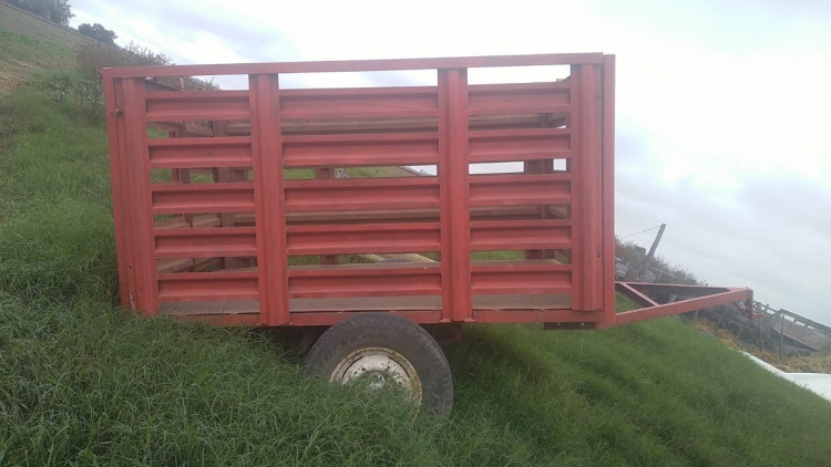 1 ACOPLADO DE UN EJE PARA TRANSPORTE DE CERDOS 