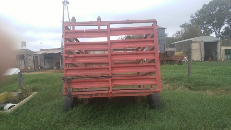 1 ACOPLADO DE UN EJE PARA TRANSPORTE DE CERDOS 