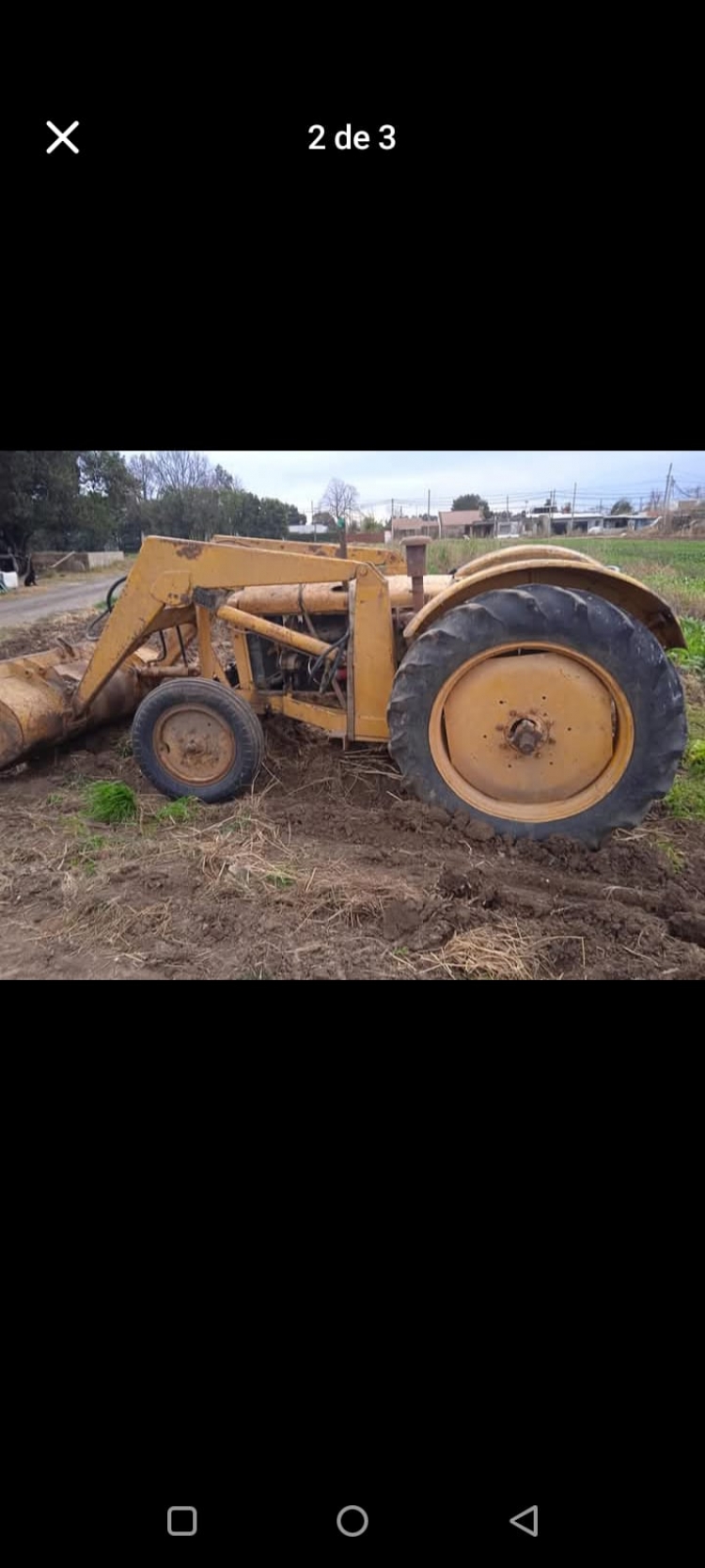 1  Tractor HANOMAG R 35, con pala cargadora frontal