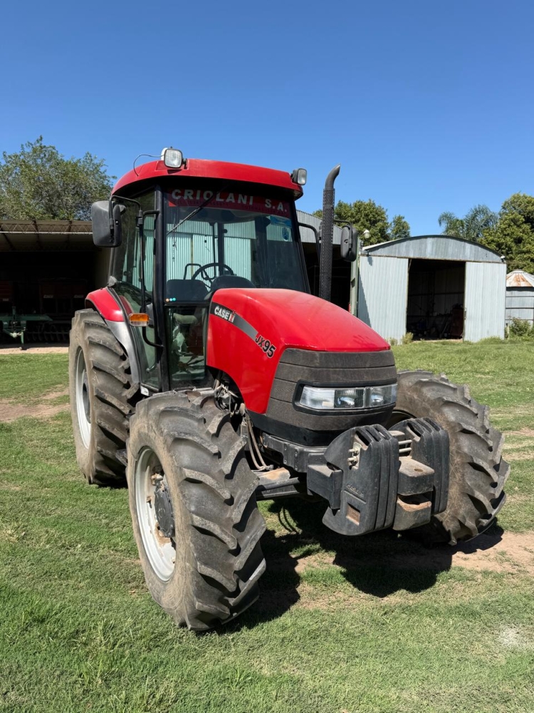 1 Tractor CASE JX 95 DT, con 1.000 hs de uso