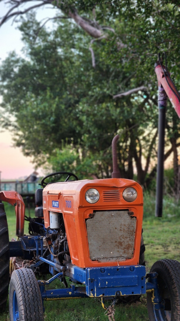 1 Tractor FIAT 700, con hidráulico y t. de fuerza